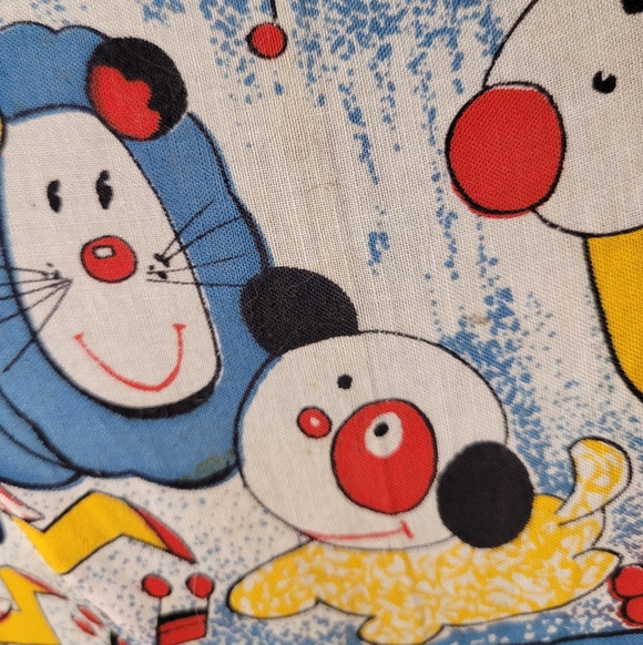 Vintage Small Fabric Parasol Umbrella Novelty Kokechi Colorful Whimsy - Picture 8 of 11